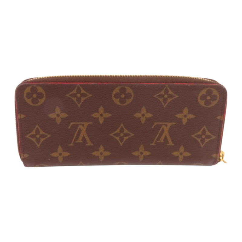 LOUIS VUITTON Monogram Clemence金扣拉鏈長錢包-1
