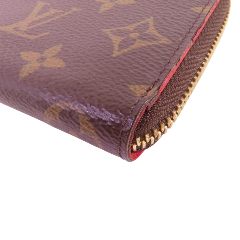 LOUIS VUITTON Monogram Clemence金扣拉鏈長錢包-11
