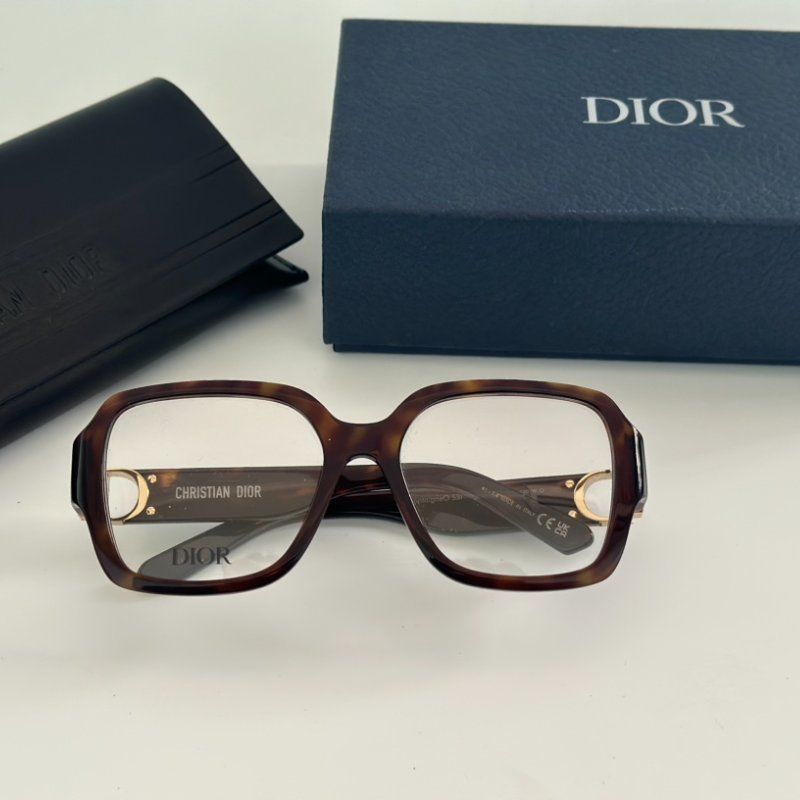 Dior新款 平光眼鏡 全新全配-3