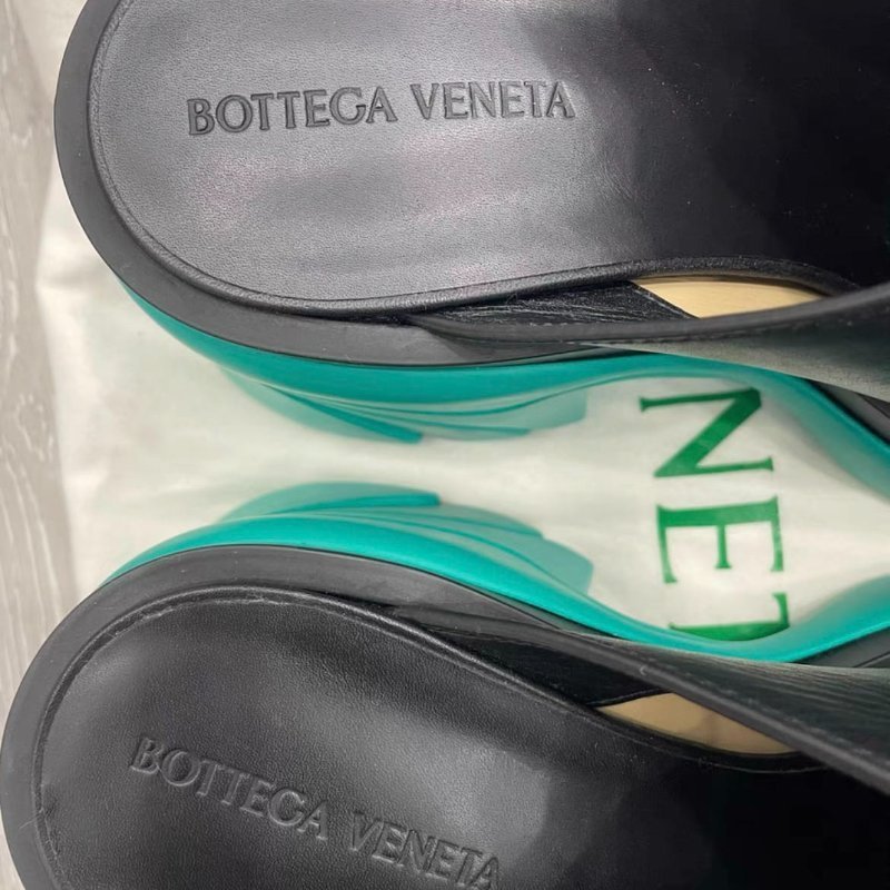 bottega veneta 穆勒鞋高跟拖鞋 40號 全新配件有防塵袋 38-39號也能穿 原價三萬四左右-4