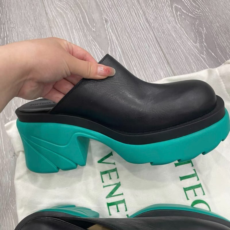 bottega veneta 穆勒鞋高跟拖鞋 40號 全新配件有防塵袋 38-39號也能穿 原價三萬四左右-5