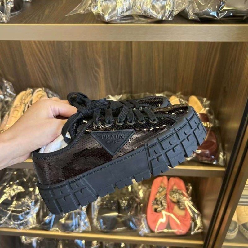 Prada 厚底鞋 35.5 僅試穿-4