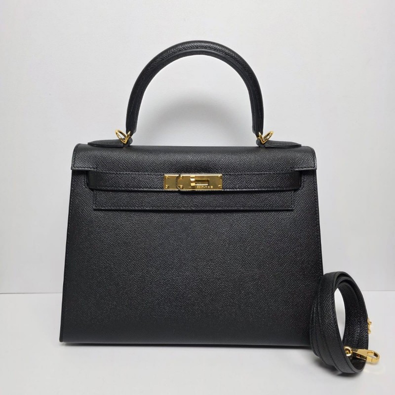 Hermes - Kelly 28黑金-0