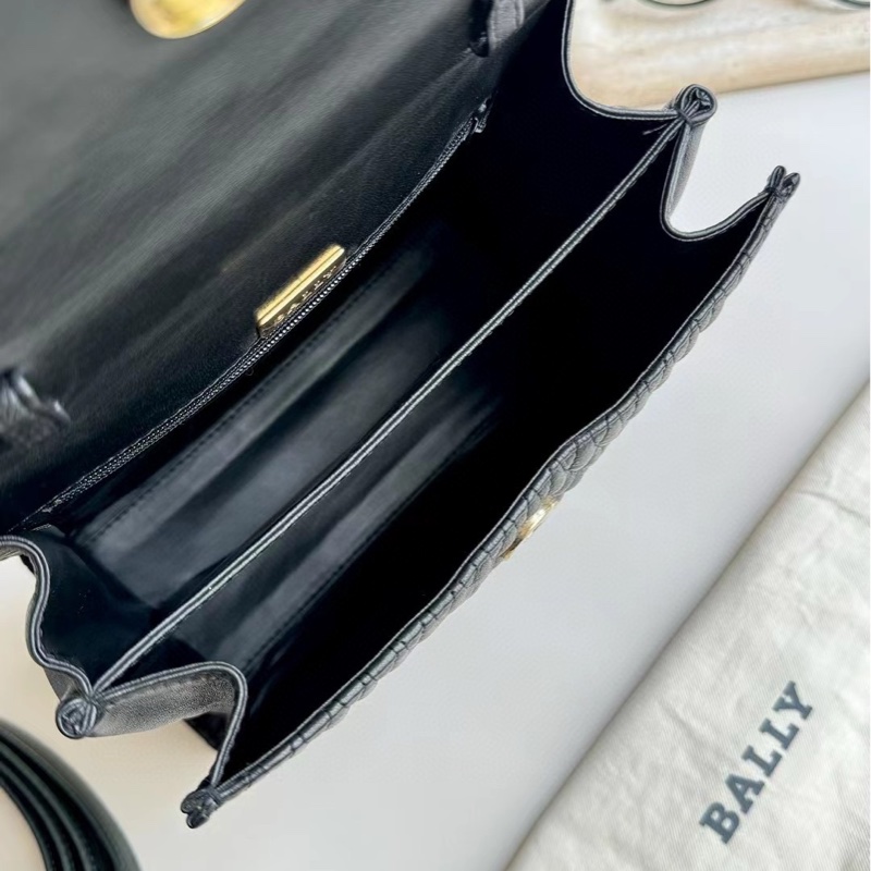 Bally 超稀有水晶柄菱格小香風Kelly❤️-7