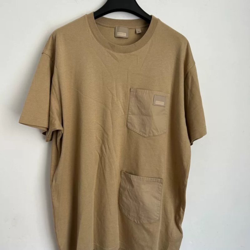 Burberry棕色短袖t恤 僅試穿 尺寸M 胸圍118 衣長74-0