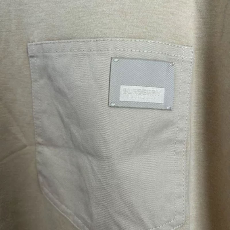 Burberry棕色短袖t恤 僅試穿 尺寸M 胸圍118 衣長74-3