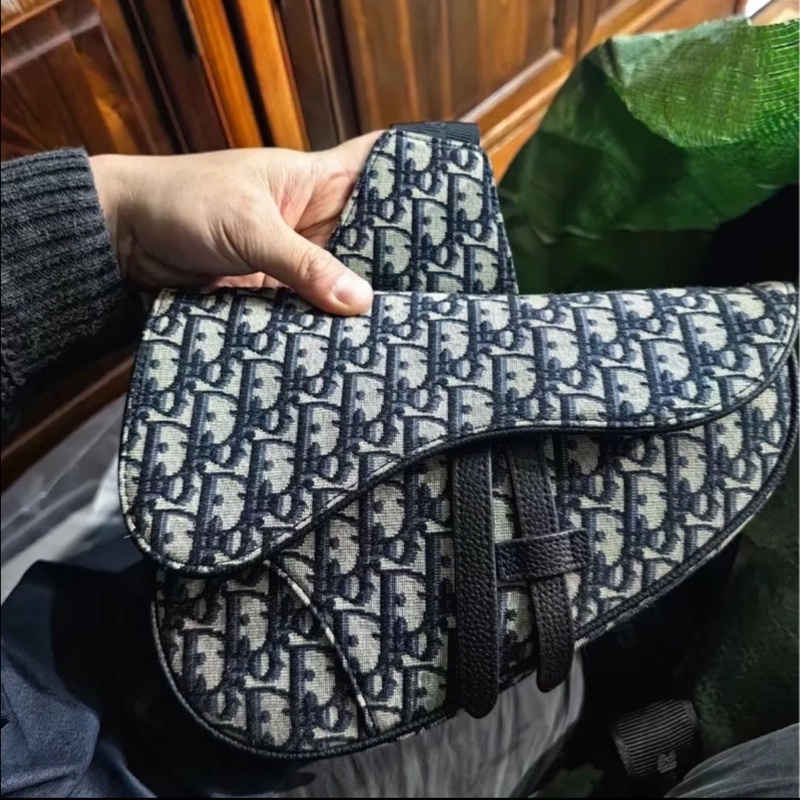 🈶購證Dior saddle新款馬鞍包 99新閒置🉑送禮 櫃上在售12.5萬-4