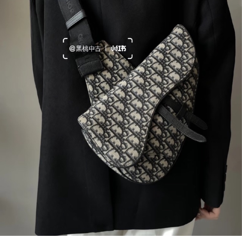 🈶購證Dior saddle新款馬鞍包 99新閒置🉑送禮 櫃上在售12.5萬-12