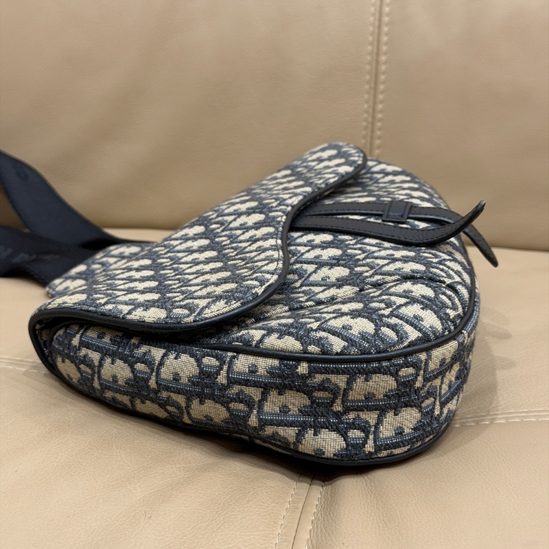 #櫃上在售12萬 #專櫃購證 #9新閒置 Dior刺繡老花馬鞍包 新款🔥-34