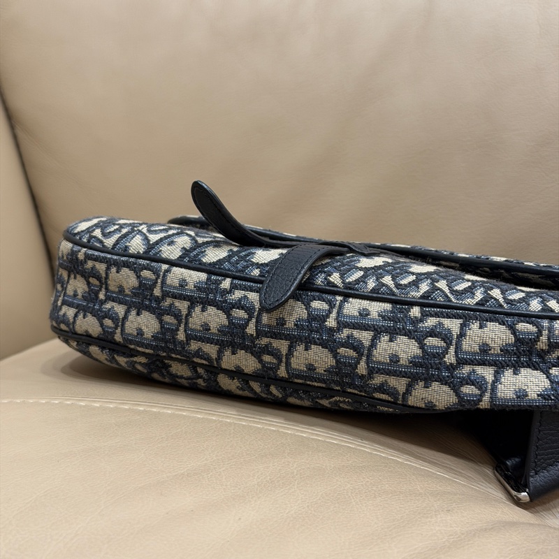 #櫃上在售12萬 #專櫃購證 #9新閒置 Dior刺繡老花馬鞍包 新款🔥-35