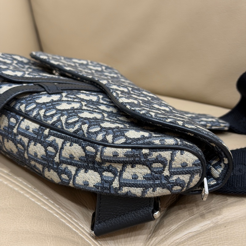 #櫃上在售12萬 #專櫃購證 #9新閒置 Dior刺繡老花馬鞍包 新款🔥-36