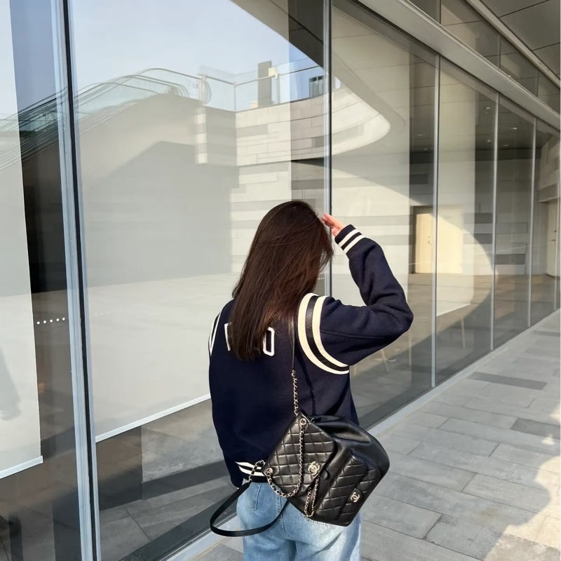 🈶購證#99新帶膜 #全配 #櫃上在售23萬 香奈兒黑金duma雙肩後背包🔥-2