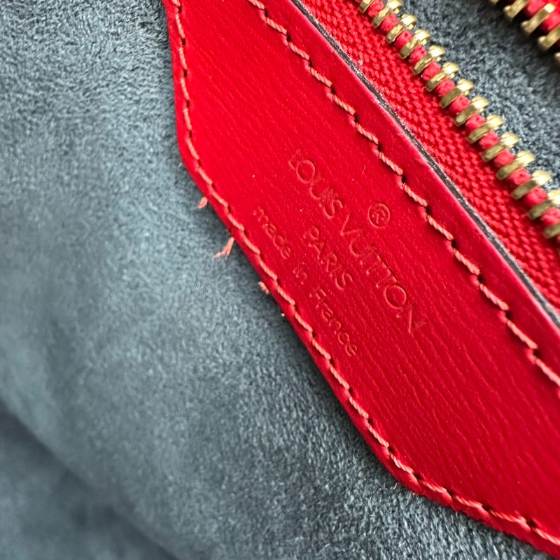 【美收精品】Louis Vuitton 路易威登紅色水波紋單肩包  B-211【隔月月中將轉賣至日本 上架期限30天】-10