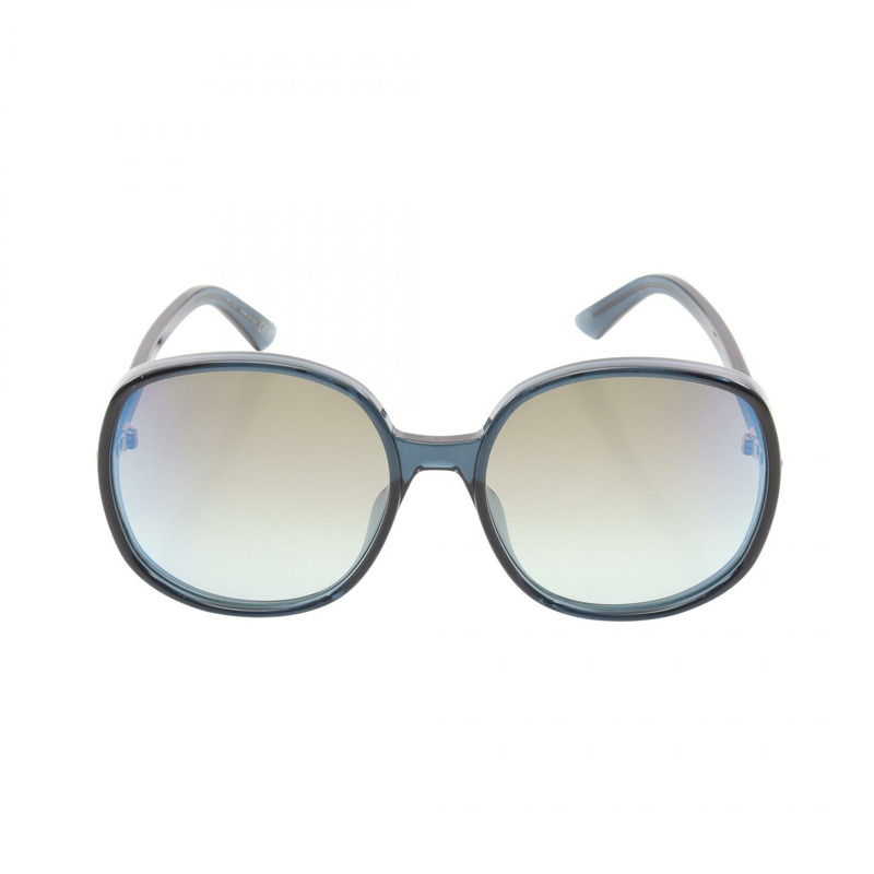 迪奧太陽眼鏡 D DOLL R1U 30C6 塑膠藍黑色全新女款-0