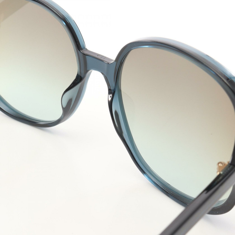 迪奧太陽眼鏡 D DOLL R1U 30C6 塑膠藍黑色全新女款-5