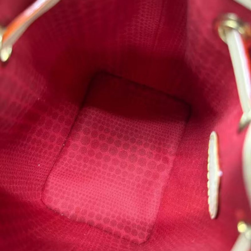 Louis Vuitton 草間彌生波點 nano noe 小水桶包 配件購證 防塵袋 盒子-3