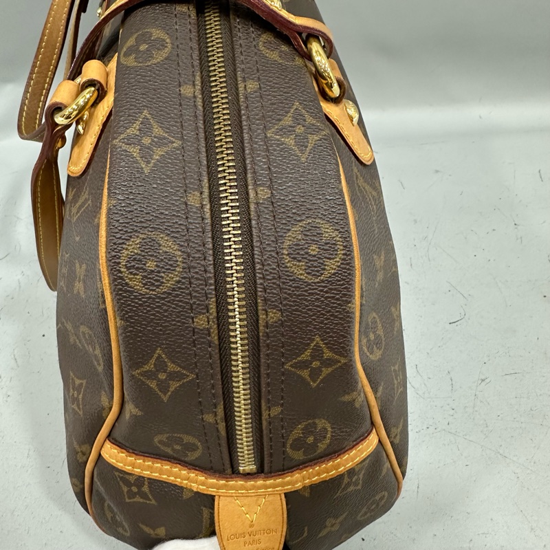 LV m95566 老花金牌金釦肩背包 保齡球包-8