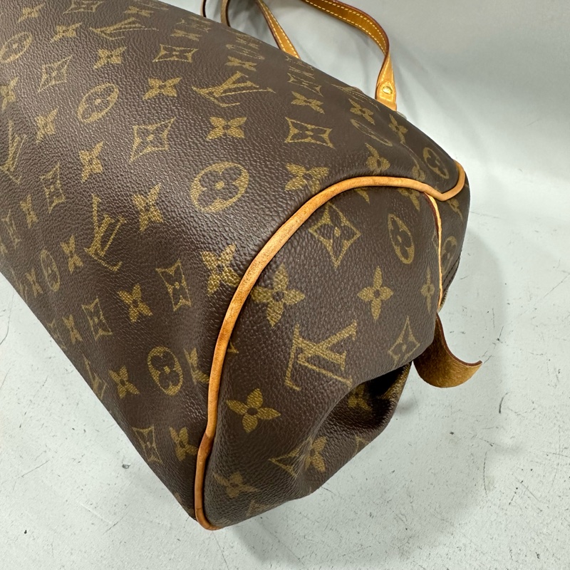 LV m95566 老花金牌金釦肩背包 保齡球包-11