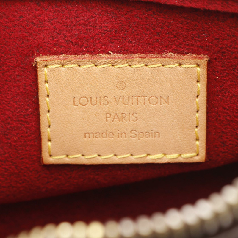 LOUIS VUITTON Vivasite PM Monogram 單肩包 M51165 PVC 塗層帆布皮革棕色二手女士-3
