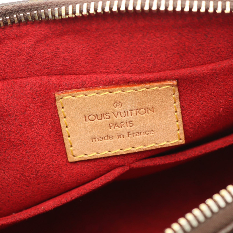 LOUIS VUITTON Vivacite MM 單肩包 M51164 Monogram 帆布 棕色 二手 女款-3