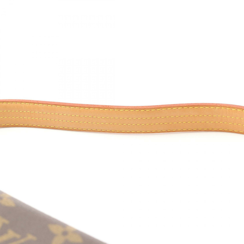 LOUIS VUITTON Vivacite MM 單肩包 M51164 Monogram 帆布 棕色 二手 女款-6