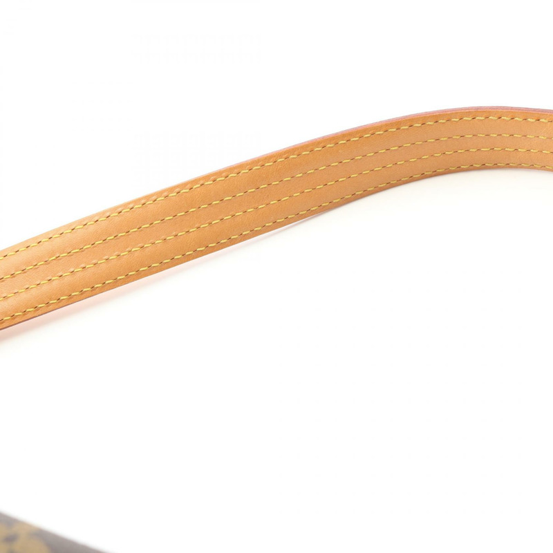 LOUIS VUITTON Vivacite MM 單肩包 M51164 Monogram 帆布 棕色 二手 女款-5