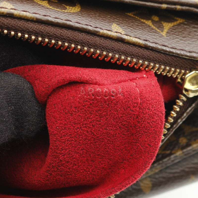 路易威登 Vivacite GM 單肩包 M51163 Monogram 帆布棕色二手女士-4