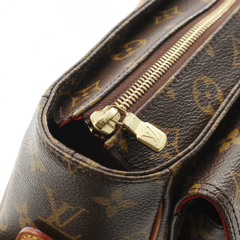 路易威登 Vivacite GM 單肩包 M51163 Monogram 帆布棕色二手女士-8