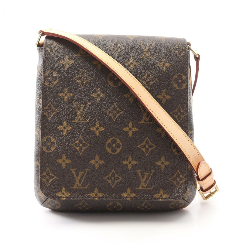LOUIS VUITTONMusette Salse 長肩帶肩背包 M51387 Monogram 帆布 二手-0