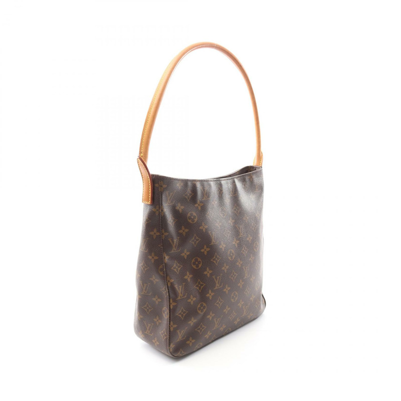 LOUIS VUITTON Looping GM 單肩包 M51145 Monogram 帆布 棕色 二手 女士 LV-1