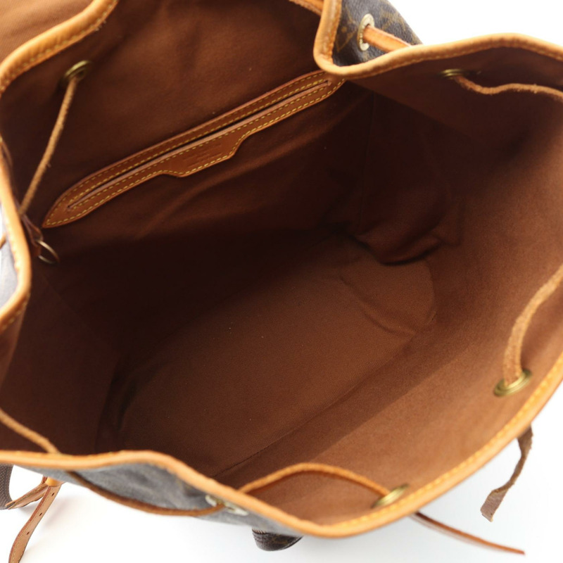 LOUIS VUITTON Montsouris GM Rucksack 背包 M51135 Monogram 帆布 棕色 二手-2