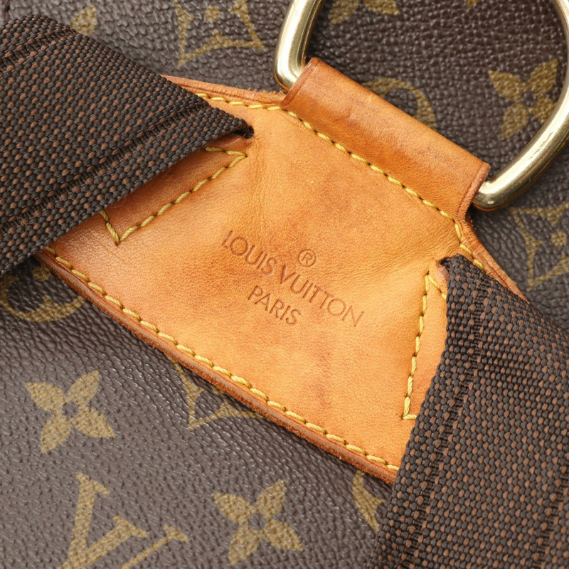 LOUIS VUITTON Montsouris GM Rucksack 背包 M51135 Monogram 帆布 棕色 二手-3