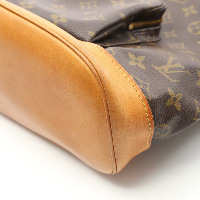 LOUIS VUITTON Montsouris GM Rucksack 背包 M51135 Monogram 帆布 棕色 二手-5