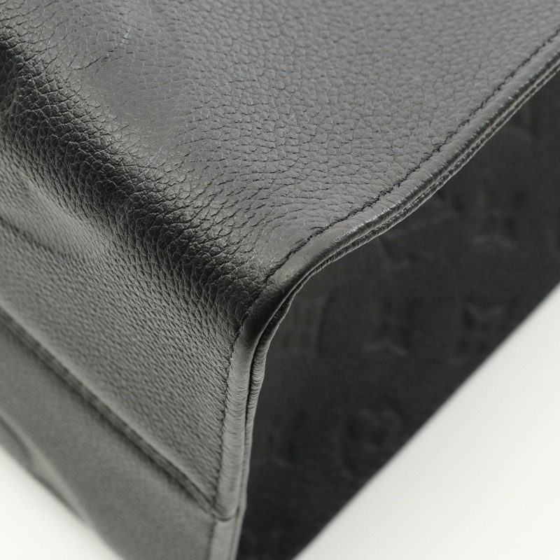 LOUIS VUITTON On-the-go GM 單肩托特包 M44925 印有字母 黑色 LV-4