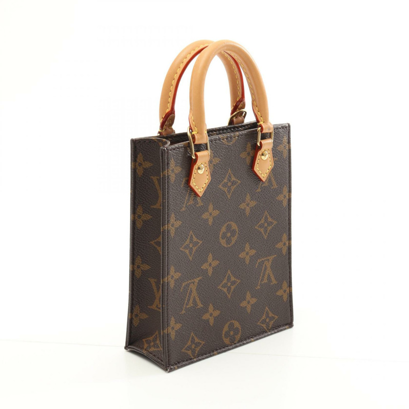 LOUIS VUITTON Petit Sac Plat 單肩包 M69442 Monogram 帆布 二手 LV-1