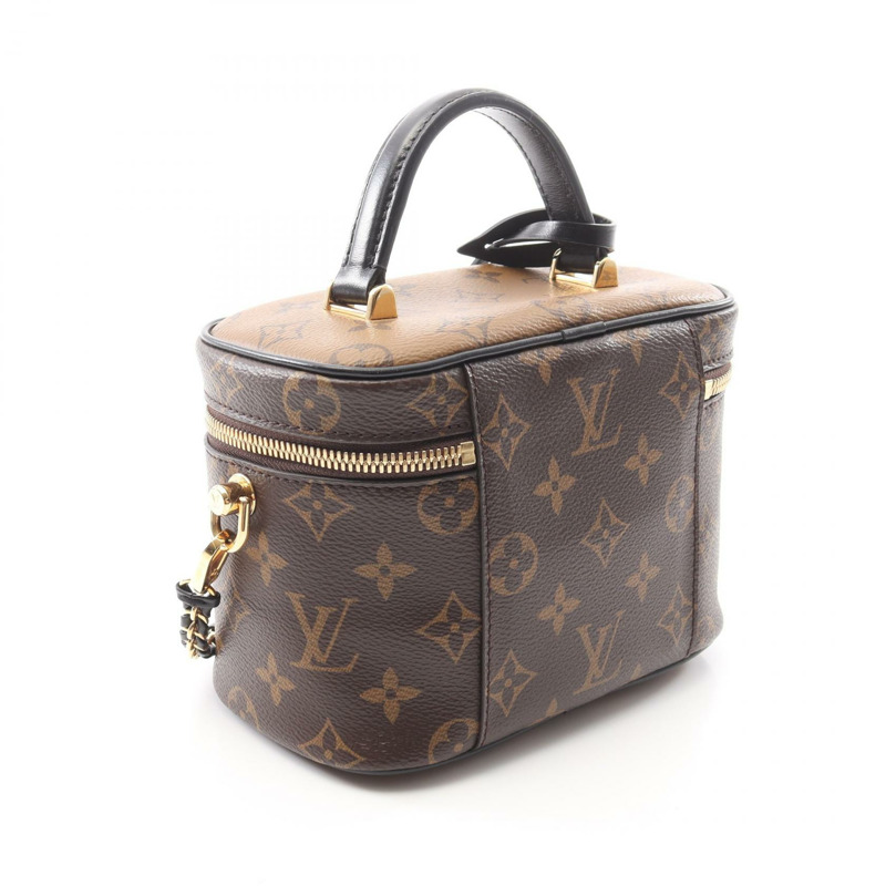 LOUIS VUITTON Vanity NV PM 單肩包 手提包 M45165 字母反轉帆布 二手-1