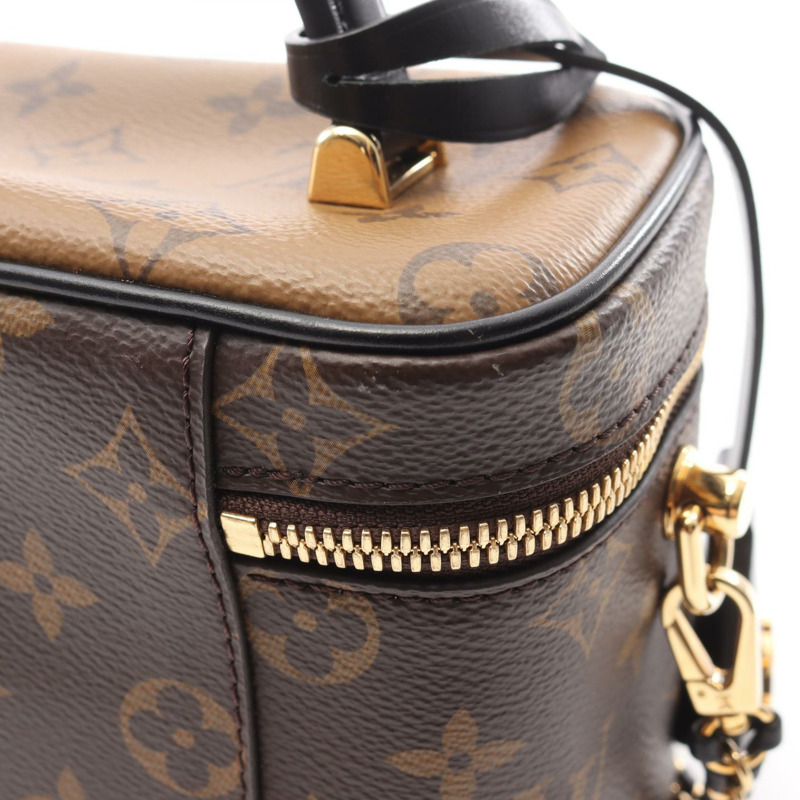 LOUIS VUITTON Vanity NV PM 單肩包 手提包 M45165 字母反轉帆布 二手-5
