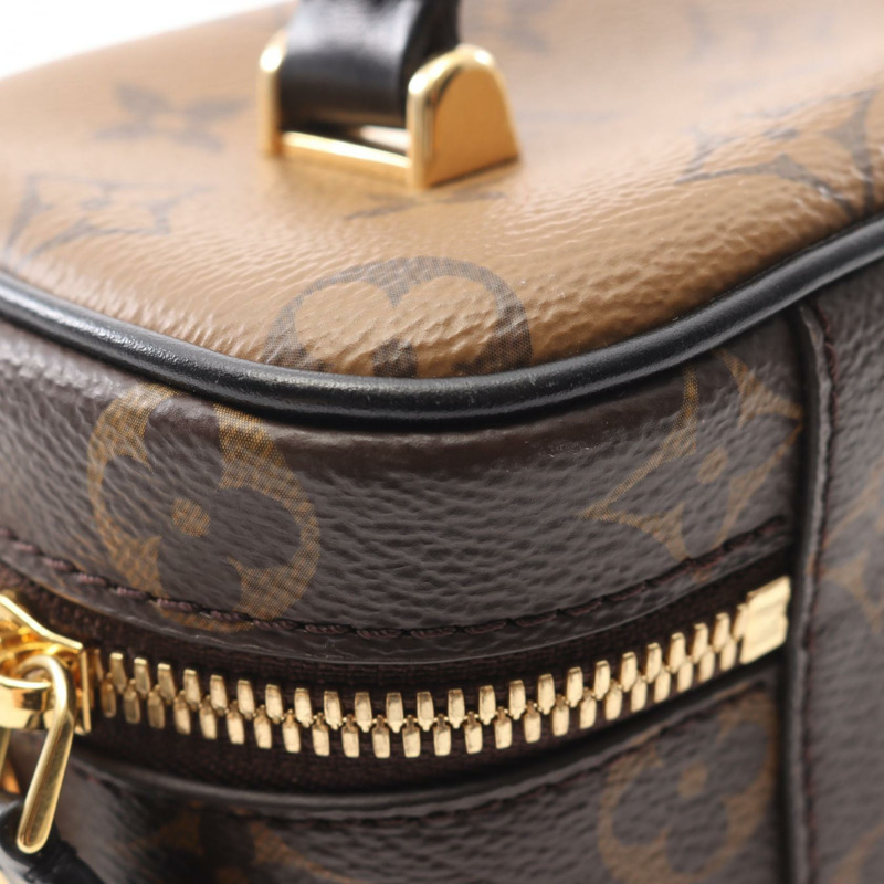 LOUIS VUITTON Vanity NV PM 單肩包 手提包 M45165 字母反轉帆布 二手-6