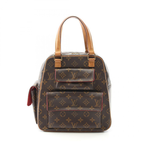 LOUIS VUITTON Excentri Cite 手提包 M51161 Monogram 帆布 棕色 二手 女士 LV
