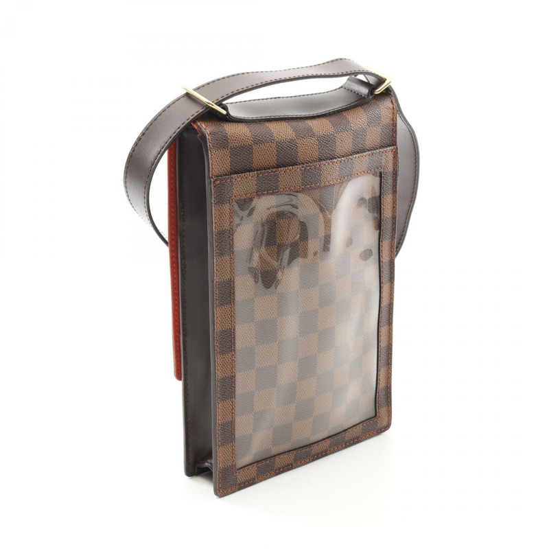路易威登 Portobello 單肩斜背包 N45271 Damier 皮革 Ebene 二手-1