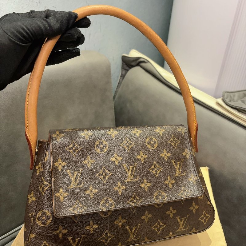 LV 小號 looping 很新 配件塵袋-0