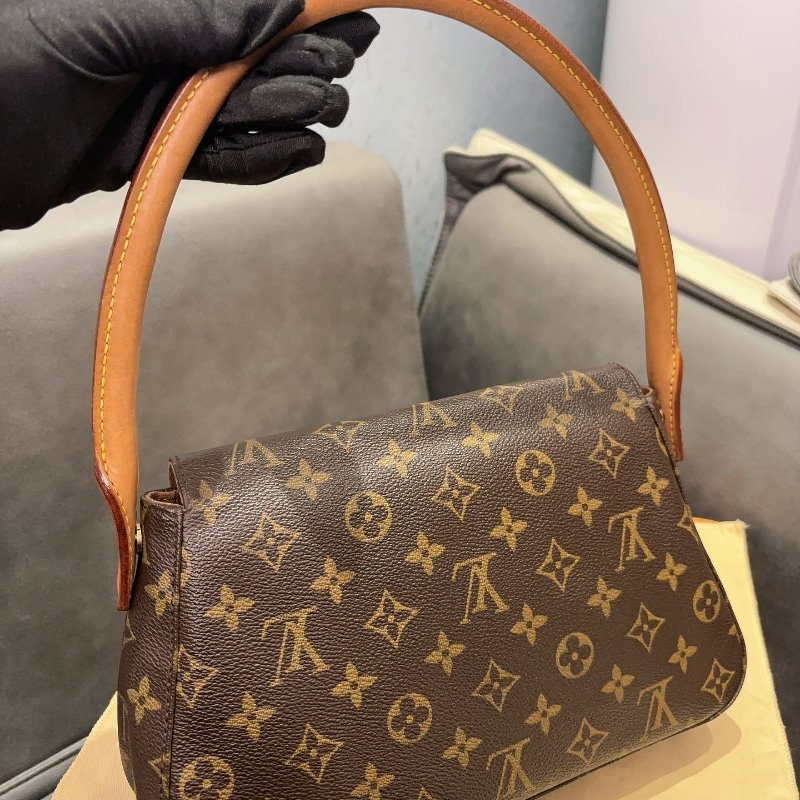 LV 小號 looping 很新 配件塵袋-3