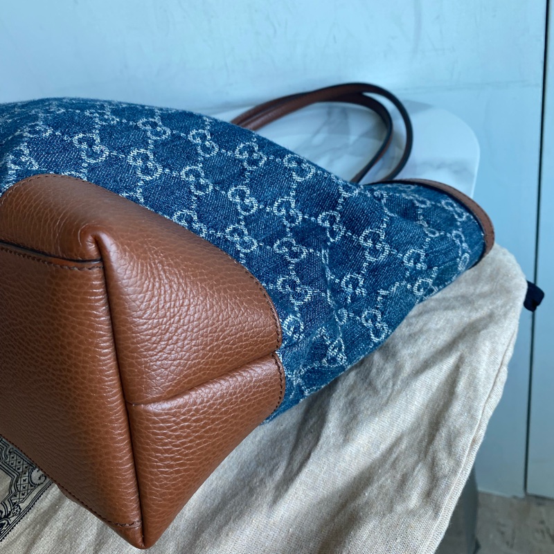 Gucci 牛仔托特包 丹寧系列-5