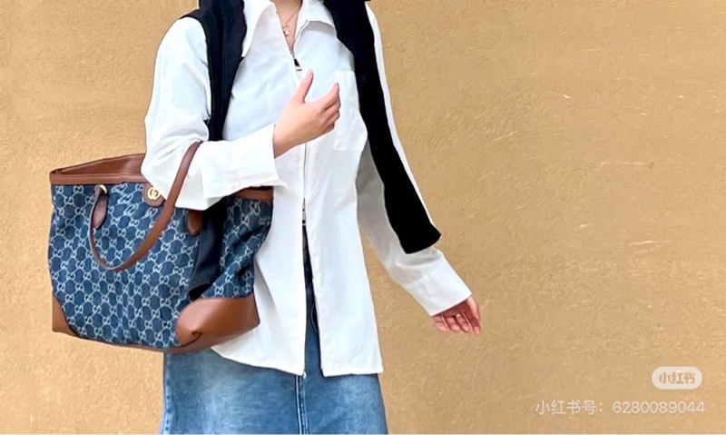 Gucci 牛仔托特包 丹寧系列-11