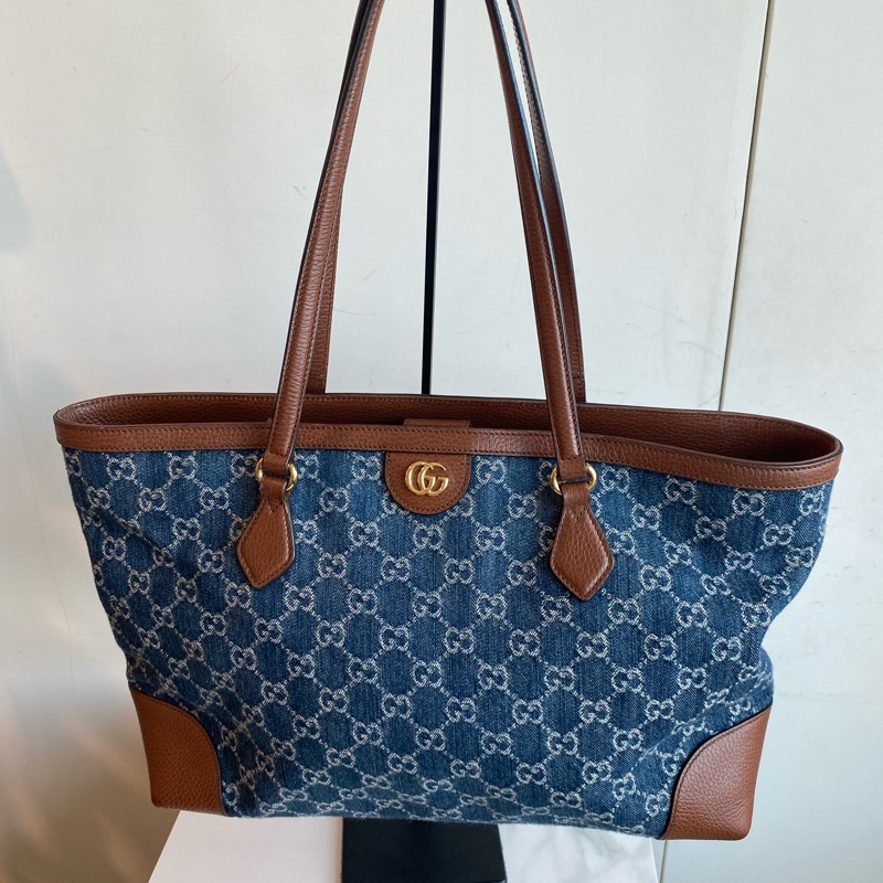Gucci 牛仔托特包 丹寧系列-12