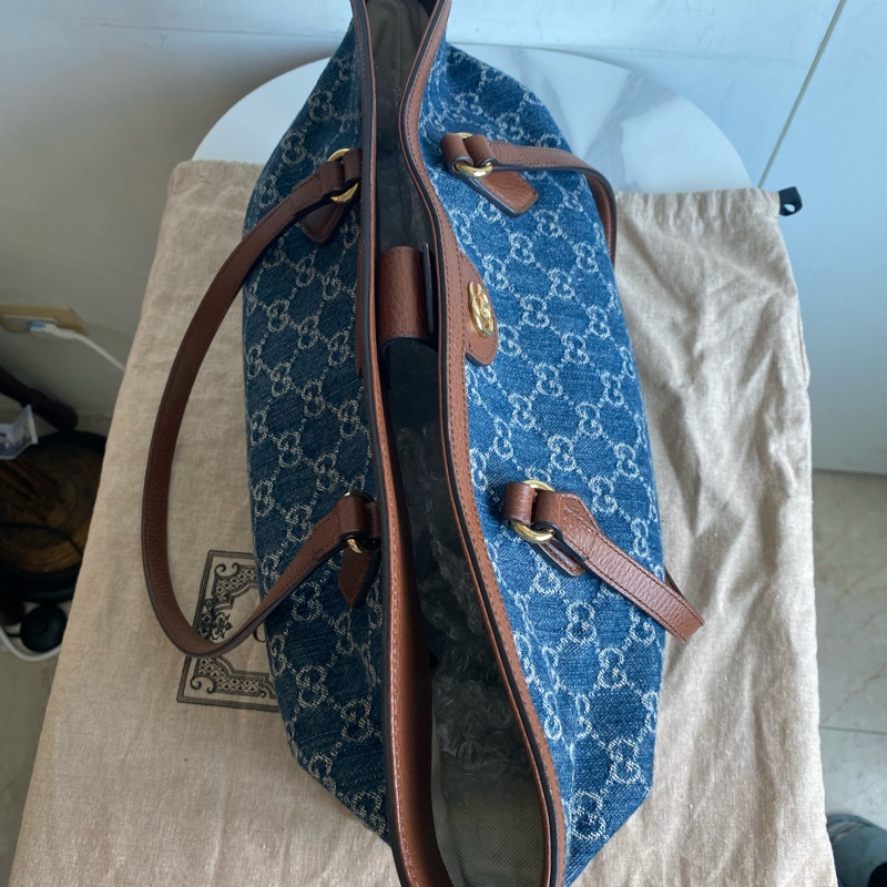 Gucci 牛仔托特包 丹寧系列-13