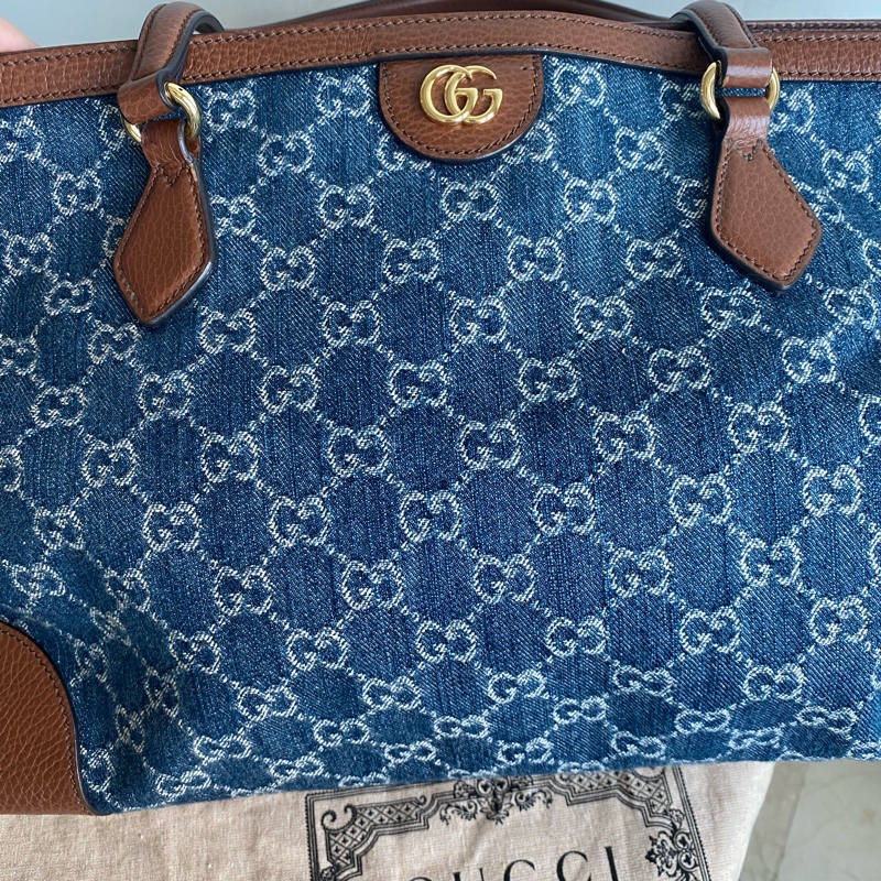 Gucci 牛仔托特包 丹寧系列-14