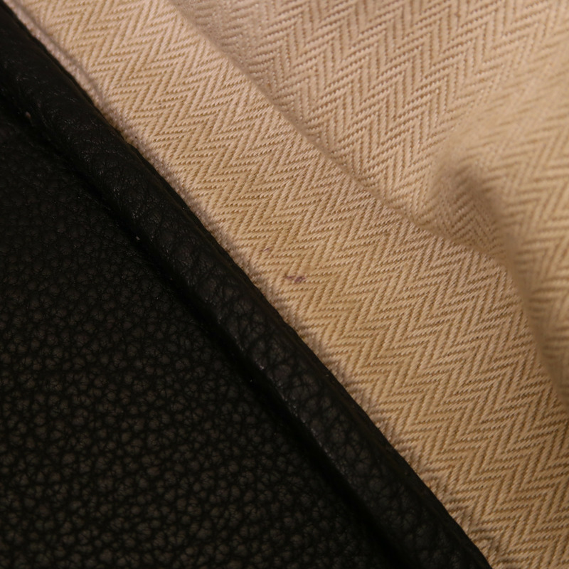 HERMES Negonda皮革Garden Party PM銀扣手挽袋89 Noir-16