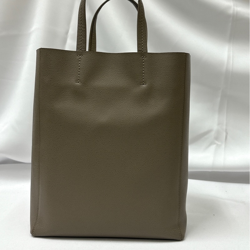 莉亞精品♡ Celine cabas tote 包大象灰 二手美包-4
