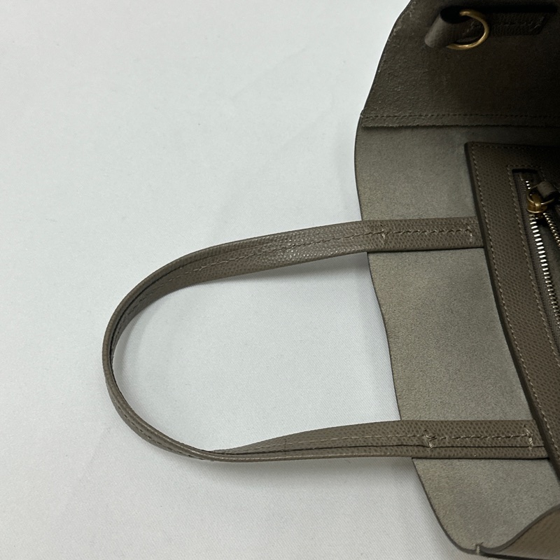 莉亞精品♡ Celine cabas tote 包大象灰 二手美包-16